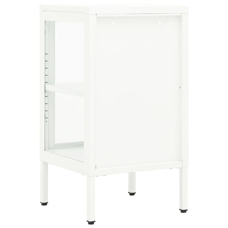 Sideboard 38X35X70 Cm Metal And Glass