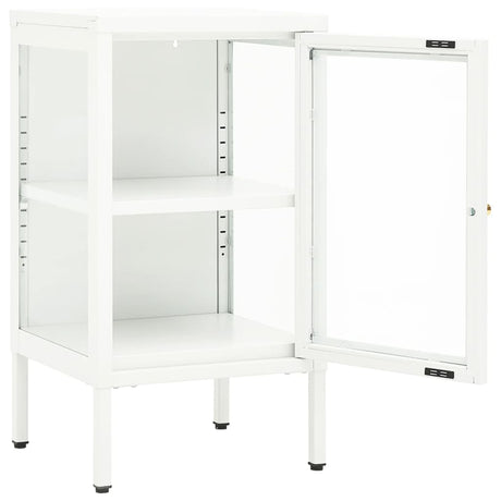 Sideboard 38X35X70 Cm Metal And Glass