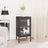 Sideboard 38X35X70 Cm Metal And Glass
