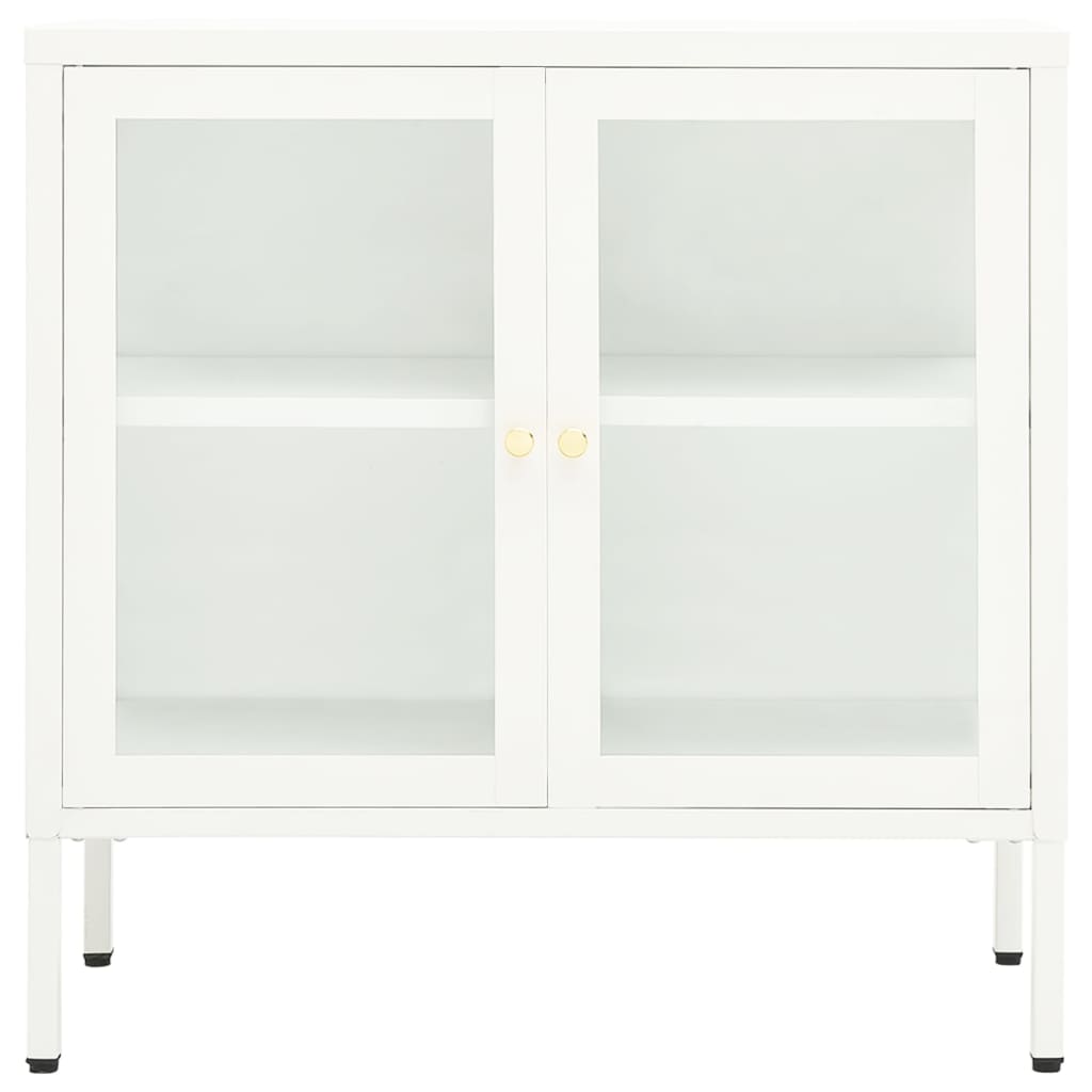 Sideboard 70X35X70 Cm Steel And Glass