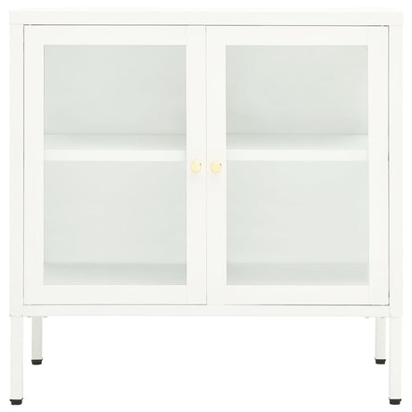 Sideboard 70X35X70 Cm Steel And Glass