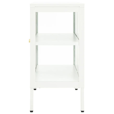 Sideboard 70X35X70 Cm Steel And Glass