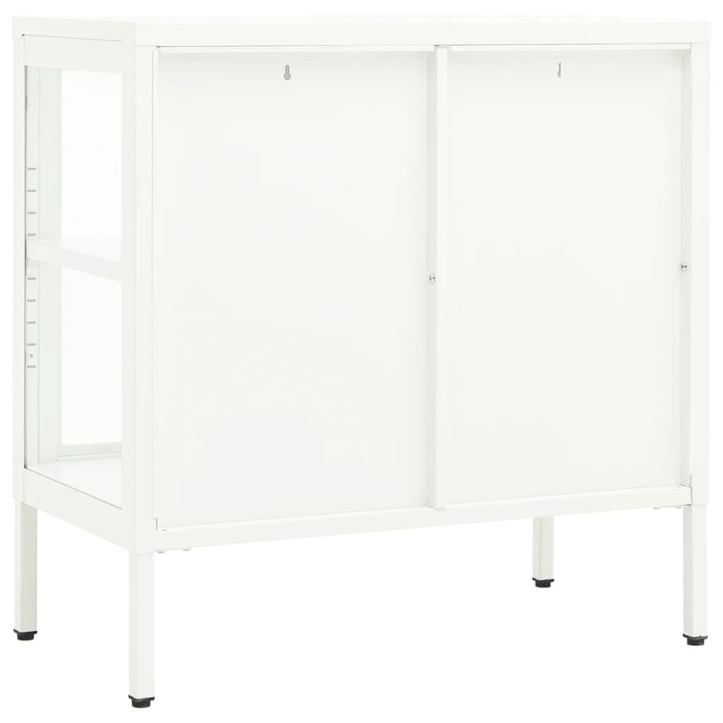 Sideboard 70X35X70 Cm Steel And Glass