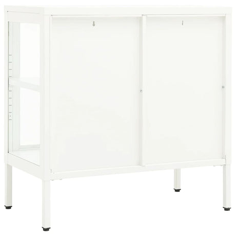 Sideboard 70X35X70 Cm Steel And Glass