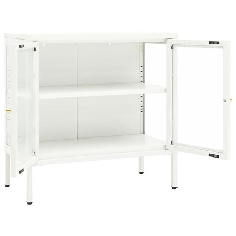 Sideboard 70X35X70 Cm Steel And Glass