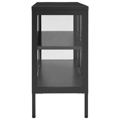 Sideboard 105X35X70 Cm Steel And Glass
