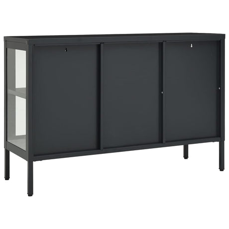 Sideboard 105X35X70 Cm Steel And Glass