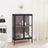 Sideboard 75X35X105 Cm Steel And Glass