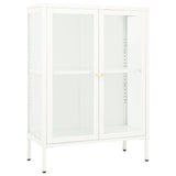 Sideboard 75X35X105 Cm Steel And Glass