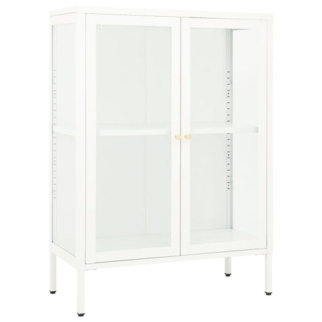 Sideboard 75X35X105 Cm Steel And Glass