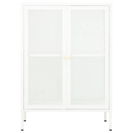 Sideboard 75X35X105 Cm Steel And Glass