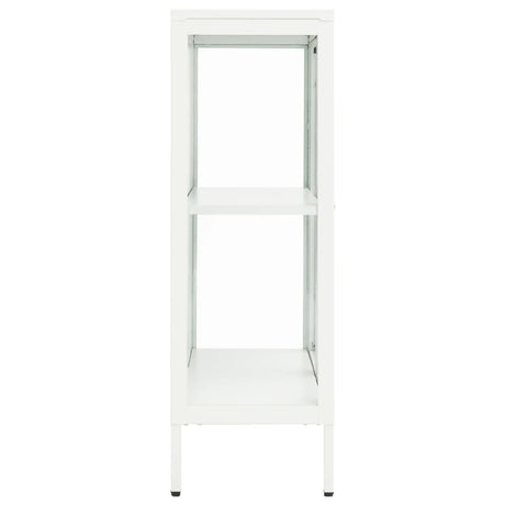Sideboard 75X35X105 Cm Steel And Glass