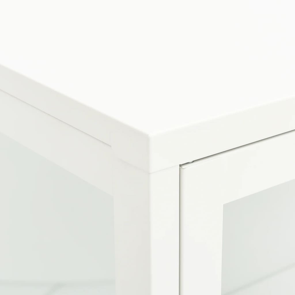 Sideboard 75X35X105 Cm Steel And Glass