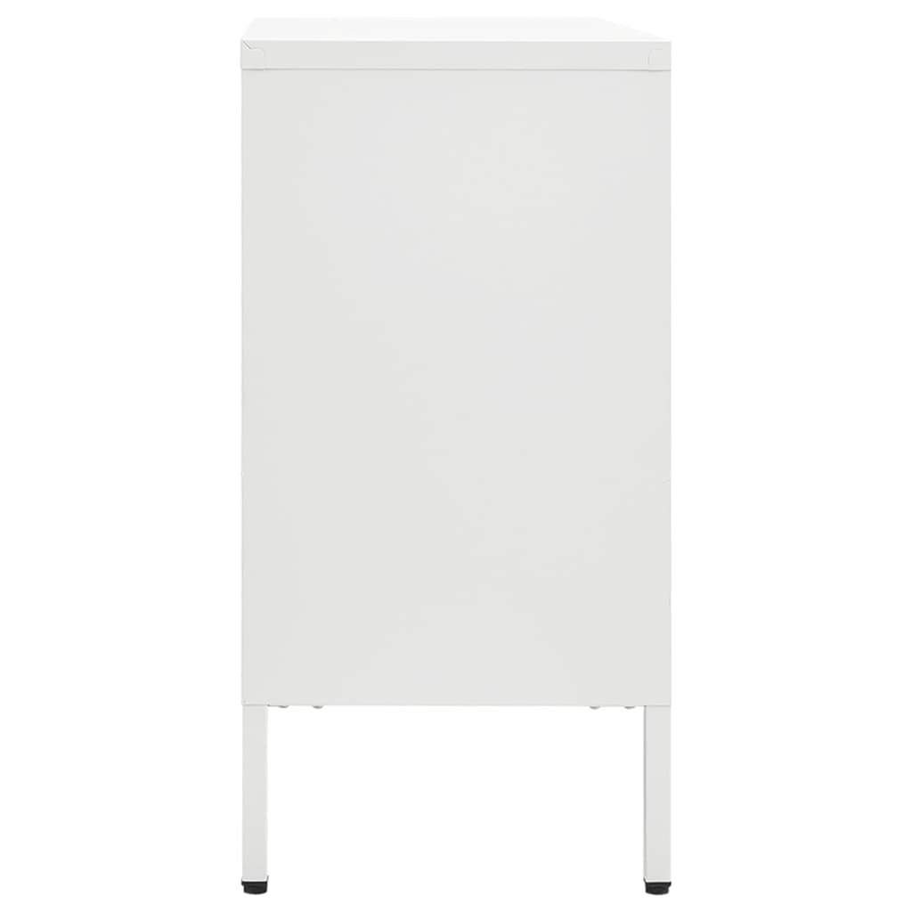 Sideboard 75X35X70 Cm Steel And Tempered Glass