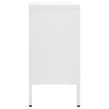 Sideboard 75X35X70 Cm Steel And Tempered Glass