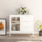 Sideboard 75X35X70 Cm Steel And Tempered Glass