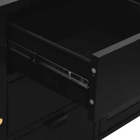 Sideboard 105X35X70 Cm Steel And Tempered Glass