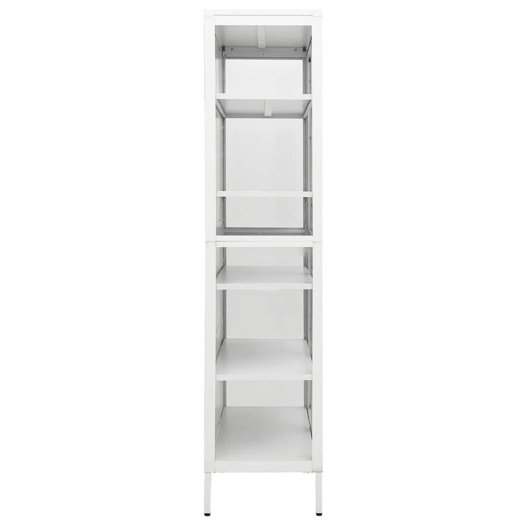 Display Cabinet 90X40X180 Cm Steel And Tempered Glass