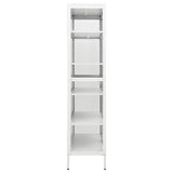Display Cabinet 90X40X180 Cm Steel And Tempered Glass