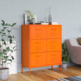 Drawer Cabinet 80X35X101.5 Cm Steel