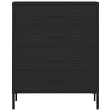 Chest Of Drawers 80X35X101.5 Cm Steel