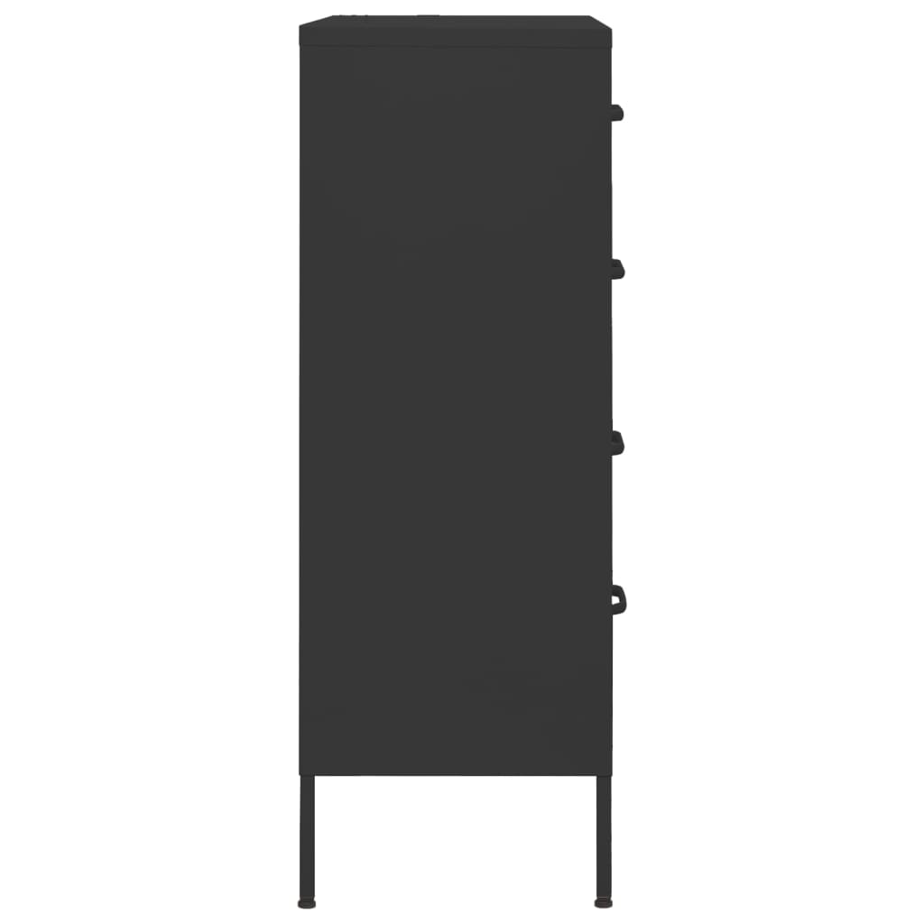 Chest Of Drawers 80X35X101.5 Cm Steel