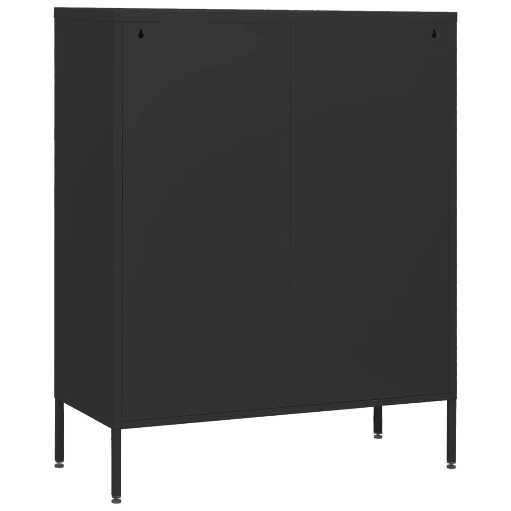 Chest Of Drawers 80X35X101.5 Cm Steel