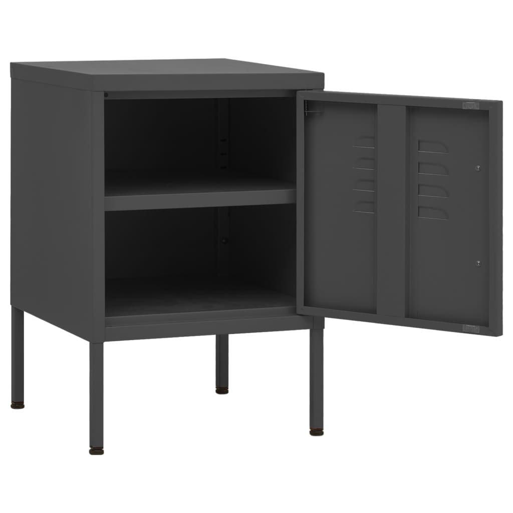 Nightstand 35X35X51 Cm Steel