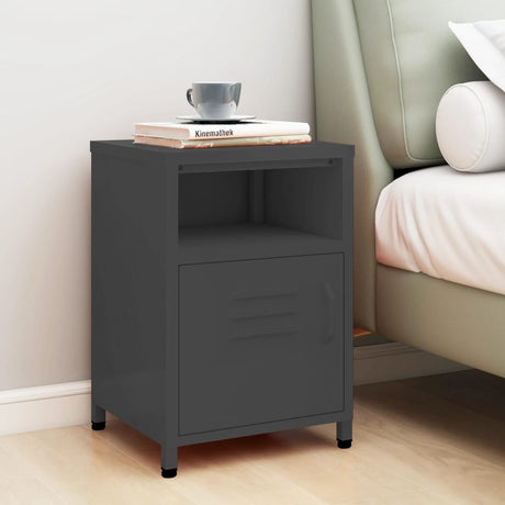 Nightstand 35X35X51 Cm Steel