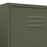 Wardrobe Olive Green 90x50x180 cm Steel