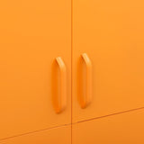 Wardrobe Mustard Yellow 90x50x180 cm Steel
