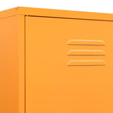 Wardrobe Mustard Yellow 90x50x180 cm Steel