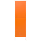 Wardrobe Orange 90x50x180 cm Steel