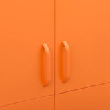 Wardrobe Orange 90x50x180 cm Steel