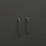 Wardrobe Anthracite 90x50x180 cm Steel