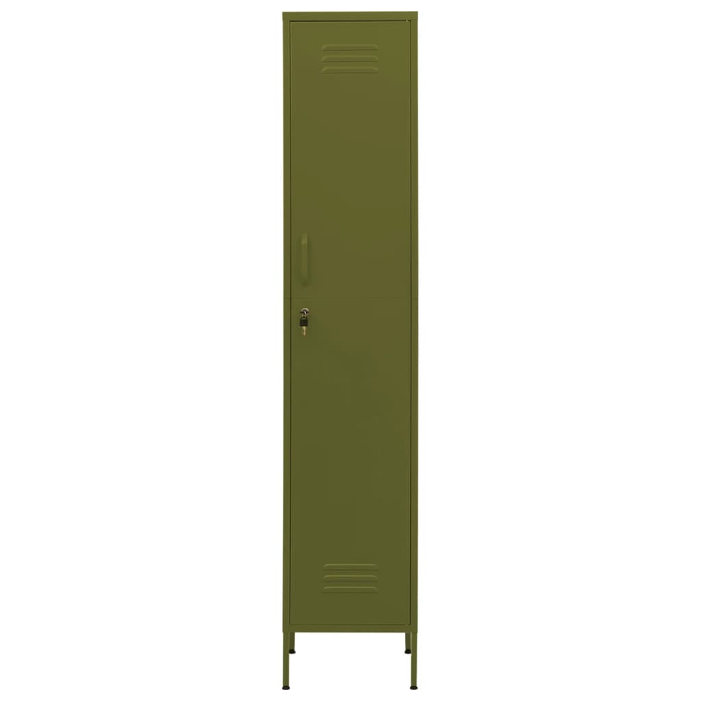 Locker Cabinet 35X46X180 Cm Steel