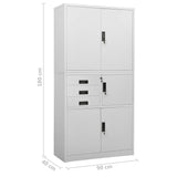 Office Cabinet 90X40X180 Cm Steel