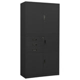 Office Cabinet 90X40X180 Cm Steel