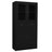 Office Cabinet 90X40X180 Cm Steel And Tempered Glass