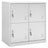 Locker Cabinets 2 Pcs 90X45X92.5 Cm Steel