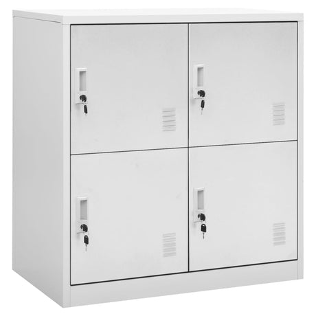 Locker Cabinets 2 Pcs 90X45X92.5 Cm Steel