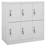 Locker Cabinets 2 Pcs 90X45X92.5 Cm Steel