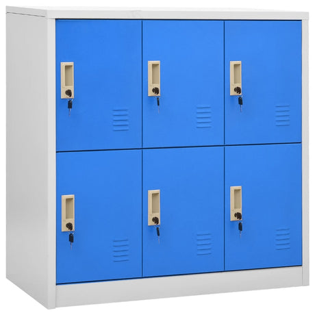 Locker Cabinets 2 Pcs 90X45X92.5 Cm Steel