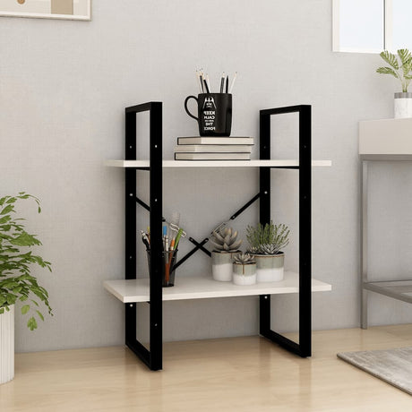 2-Tier Book Cabinet 60X30X Solid Pine