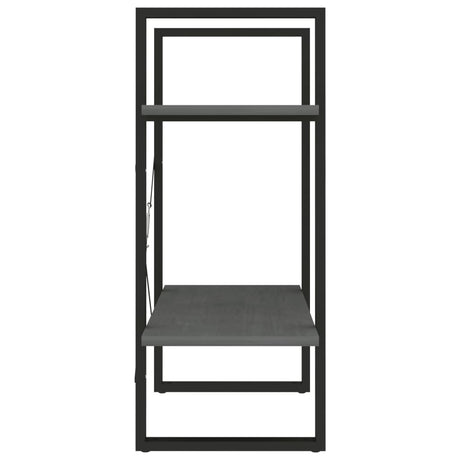 2-Tier Book Cabinet 60X30X Solid Pine