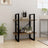 2-Tier Book Cabinet 60X30X Solid Pine