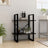 2-Tier Book Cabinet 60X30X Solid Pine