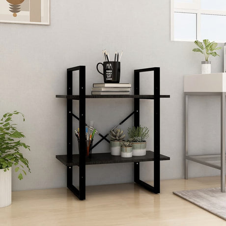 2-Tier Book Cabinet 60X30X Solid Pine
