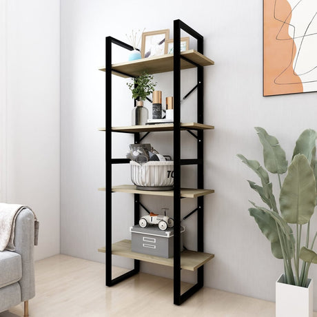 2-Tier Book Cabinet 60X30X Solid Pine