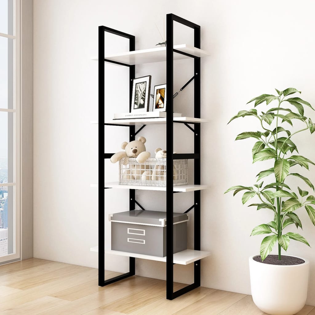 2-Tier Book Cabinet 60X30X Solid Pine
